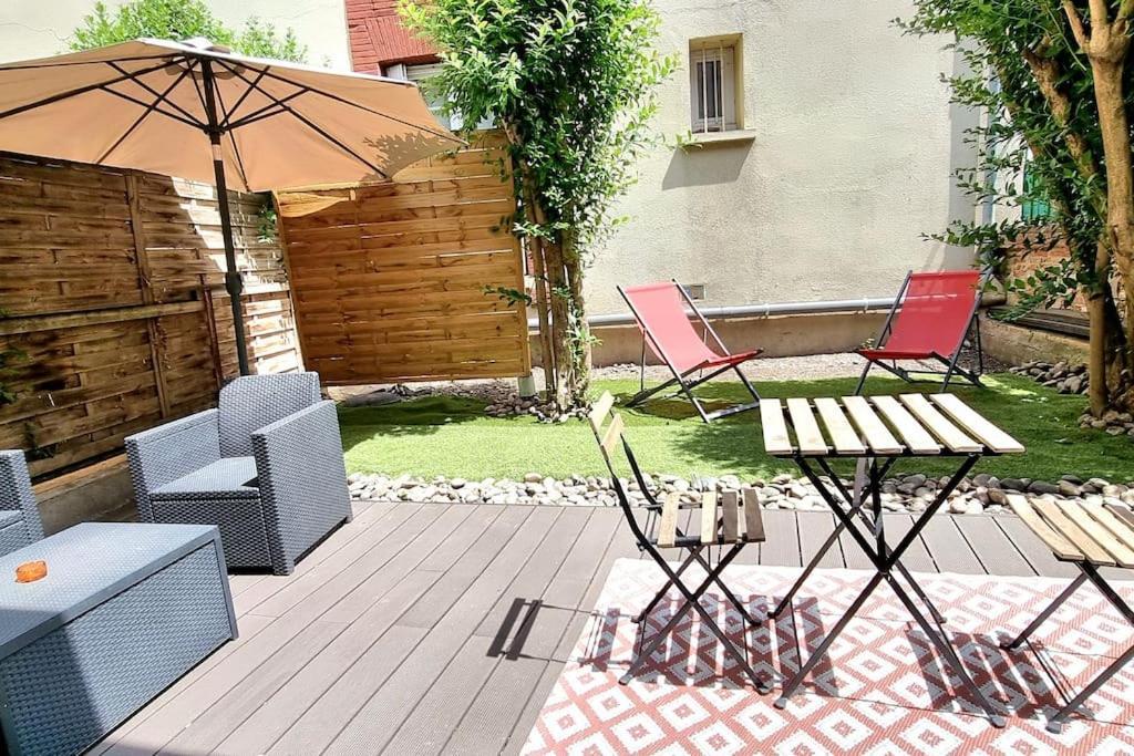 Apartment T2 Cosy & Garden - Hypercentre - Gare - Wifi *